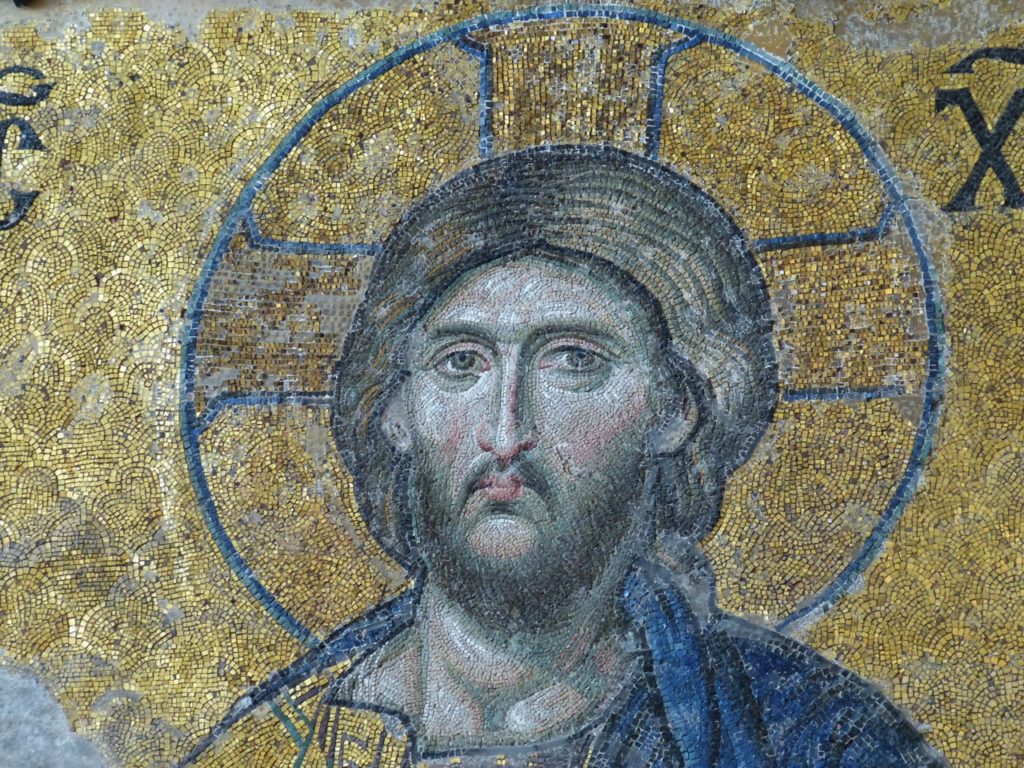 Античный мозаичный портрет